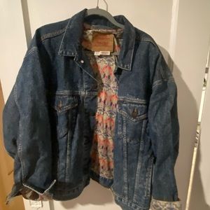 Liberty of London & Levi Strauss lined Jean jacket. XL. Bought Used. Worn once